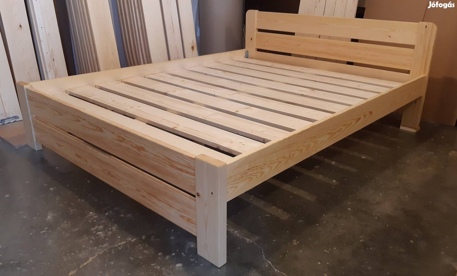 Akció Új erős strapabíró borovi fenyő franciaágy ágykeret