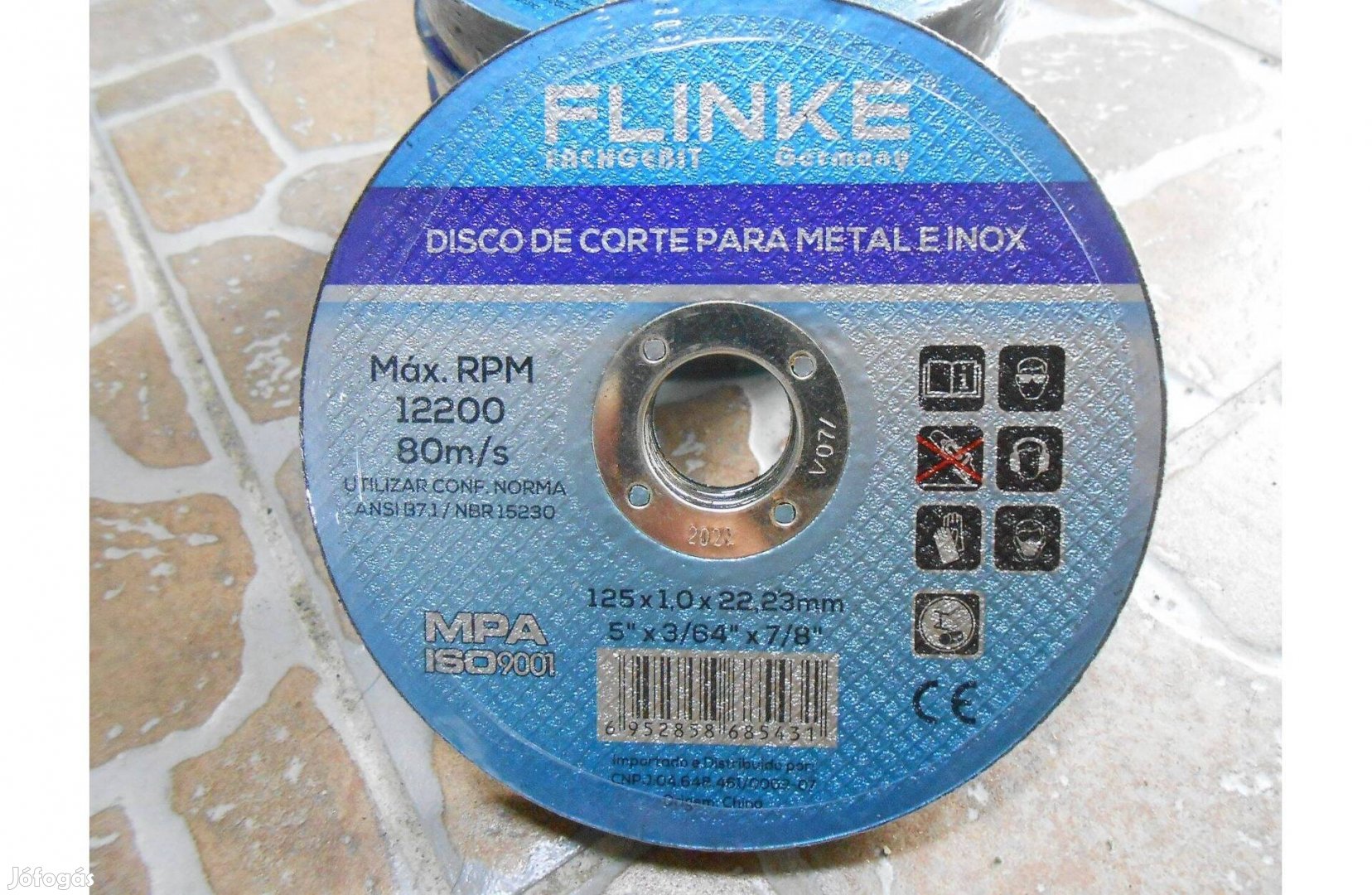 Akció!!! Flinke 125-ös inox fémvágó korong 1mm Jó minőségű termék!