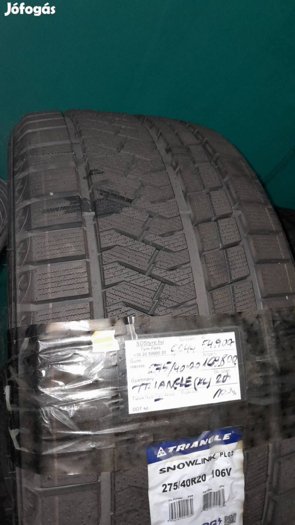 Akció!!! Új 275/40R20 téli gumiabroncsok 