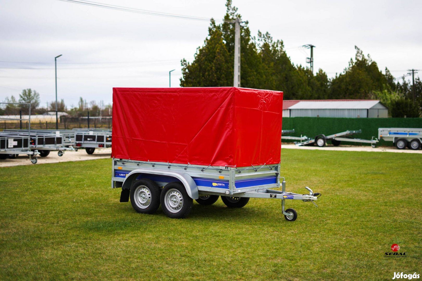 Akció - új Sebal 230x130cm-es utánfutó ponyva szettel most