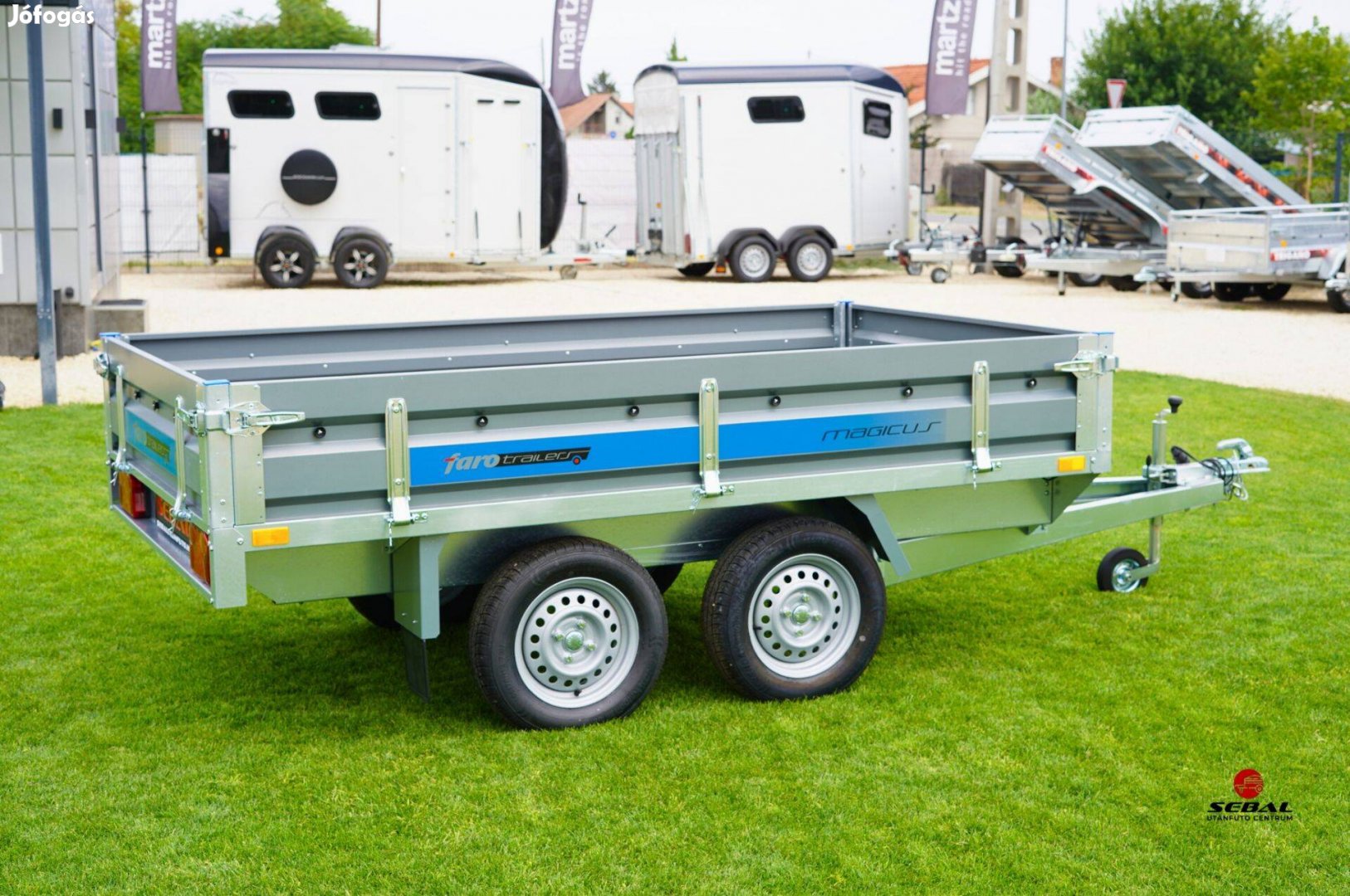Akció - új alsókerekes utánfutó (750kg) rendszámmal csak 789.000 Ft