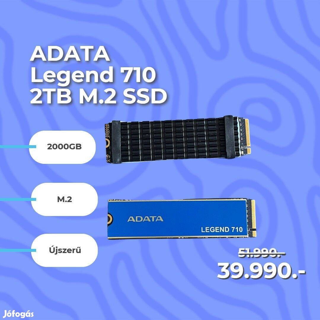 Akció, mint az új! Adata Legend 710 2TB M.2 SSD