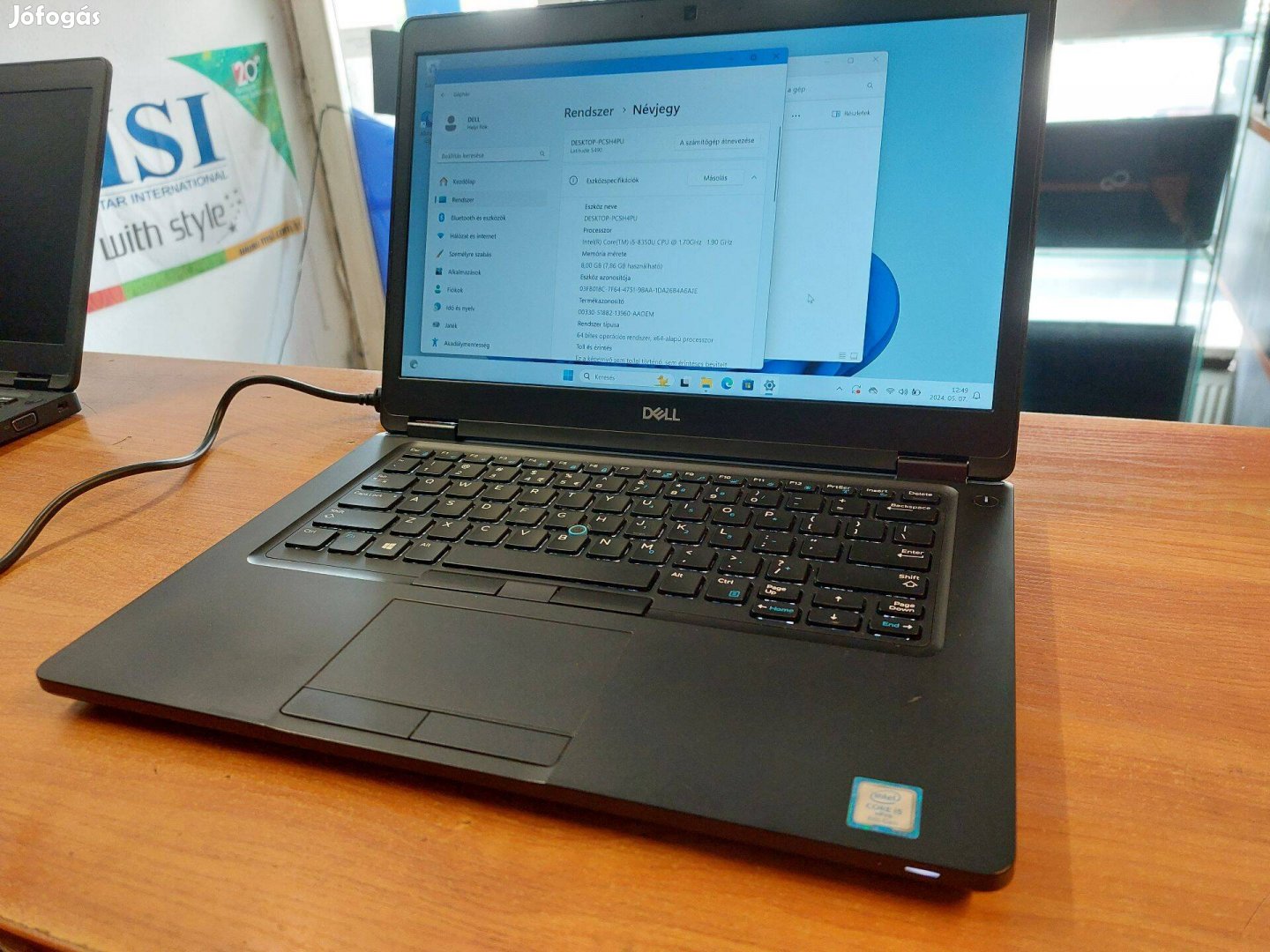 Akcióó! 8.gen Dell (i5, 8 GB, 250 SSD, FHD) notebook leárazás!!!