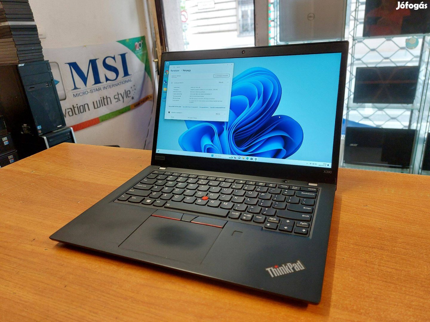 Akcióó! Lenovo Thinkpad X390 (i5 8th, 8 GB , 250 GB SSD)