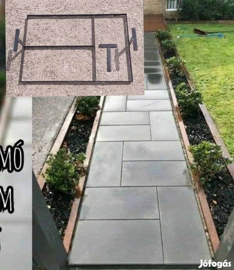 Akciós BETON Mintázó Sablon vasból készült 