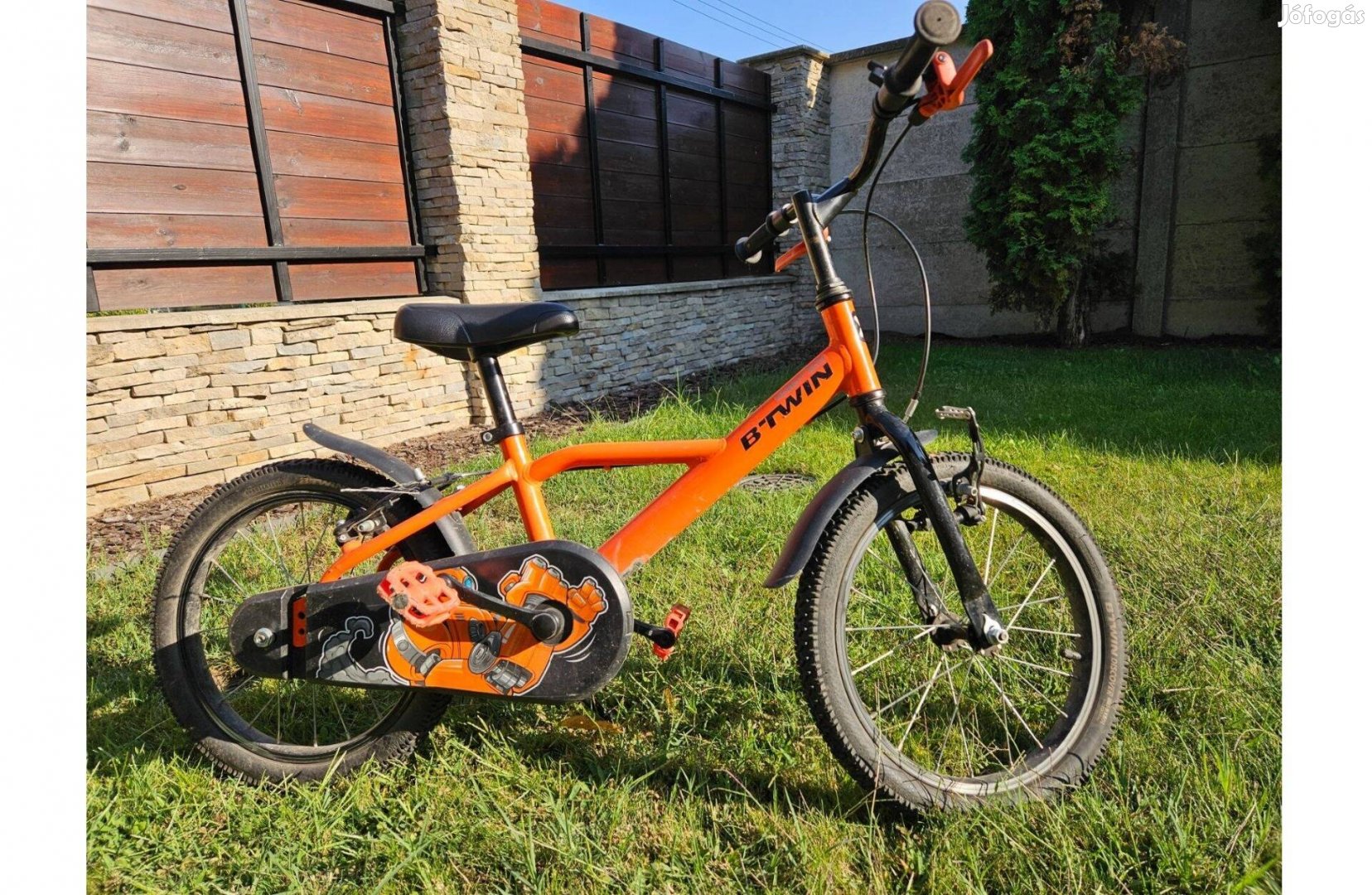 Akciós Decathlonos 16-os gyerek bicikli, gyermek kerékpár