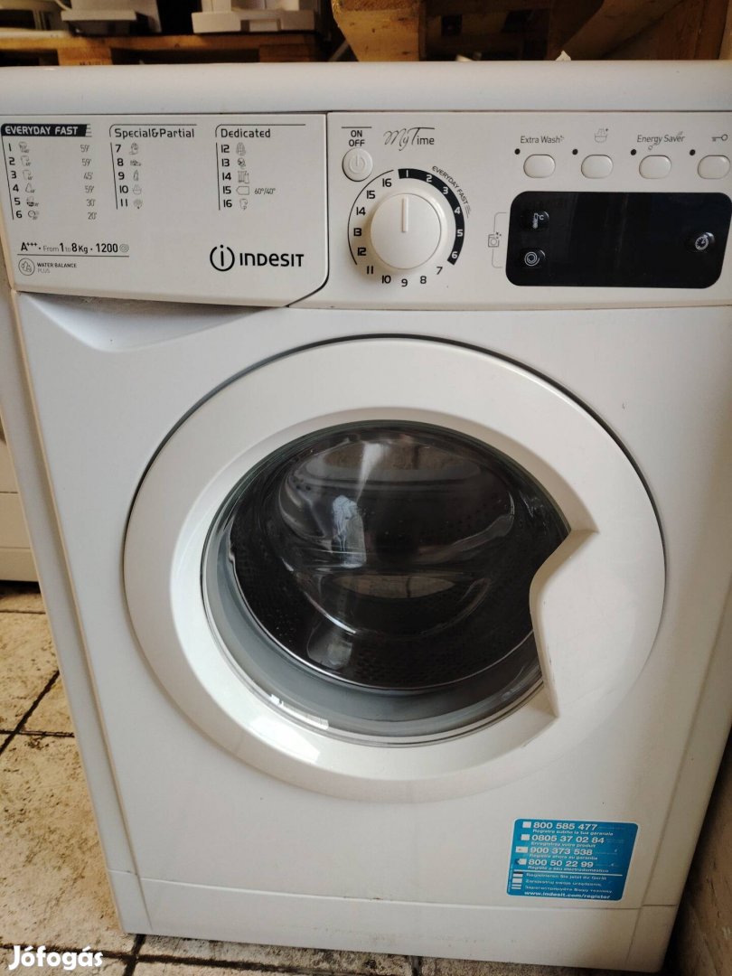 Akciós Indesit 8kg mosógép garanciával 