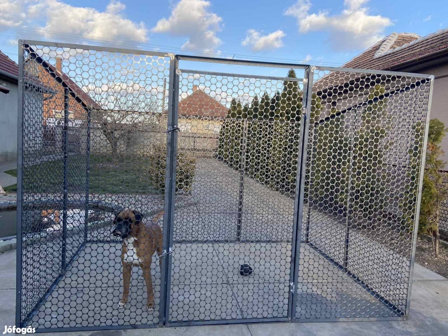 Akciós Kutya kennel lemezből (3*2m)