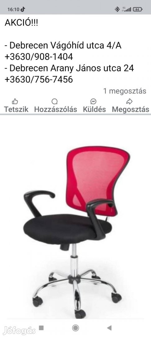 Akciós! Forgószék!