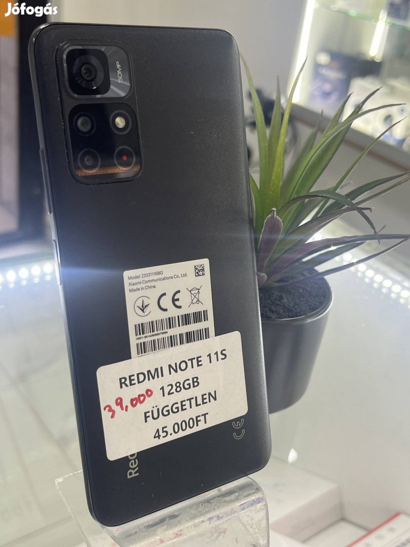 Akciós! Redmi Note 11S 128GB Kártyafüggetlen