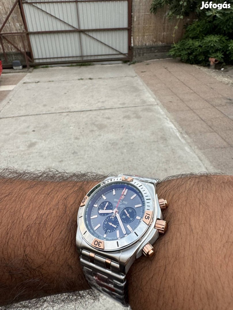 Akciós ! Breitling B01 arany acél új