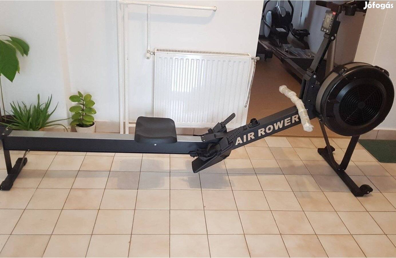 Akciós áron! Új, légellenállásos, láncos air rower evezőpad, evezőgép!