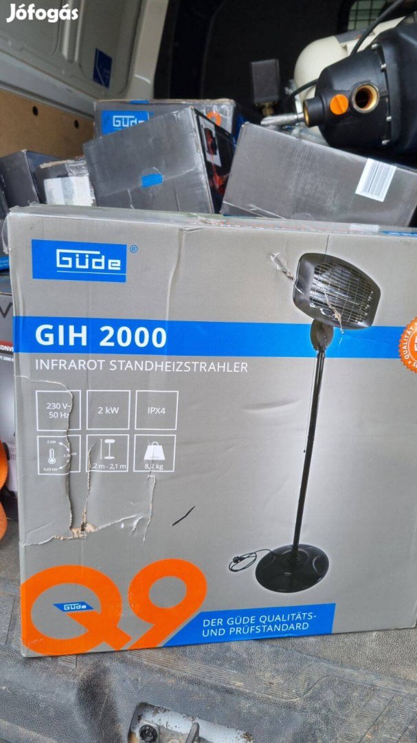 Akciós áron, infravörös hősugárzó 2000W-os fűtőteljesítménny