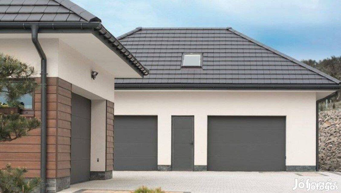 Akciós szekcionált garázskapu mobiltelefonos nyitással