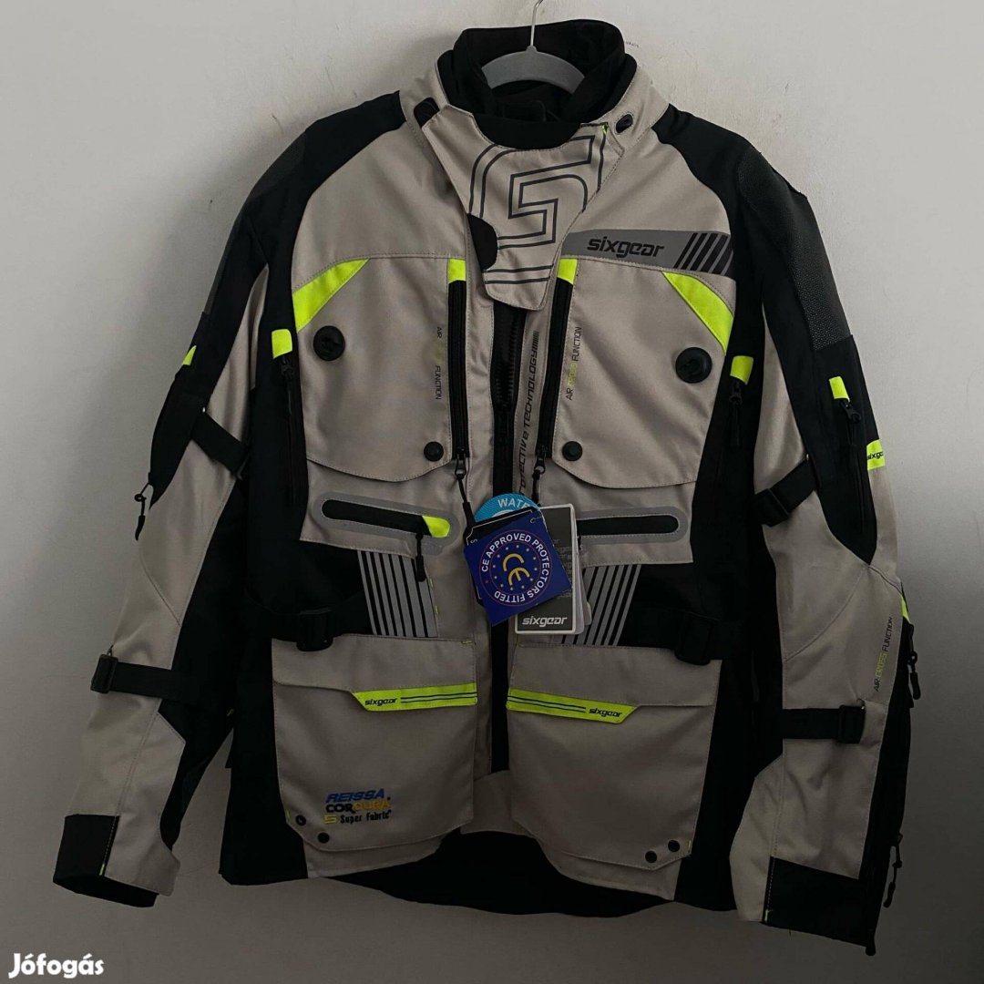 Akciós új Sixgear Supertech motoros kabát XL, 2XL, 3XL-es