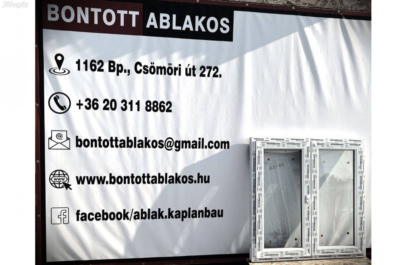 Akciós új kétszárnyú ablakok 120x120/150x120/150x150/160x130/180x150