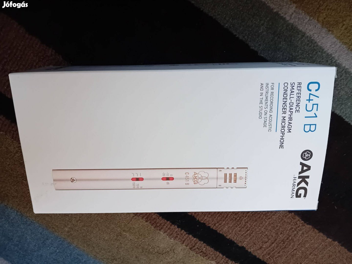 Akg c451 b kondenzátor stúdió mikrofon
