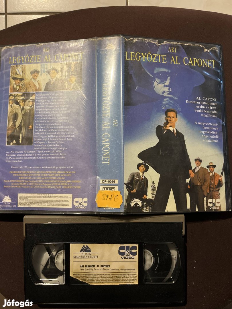 Aki legyőzte Al Caponet vhs nagytok akció