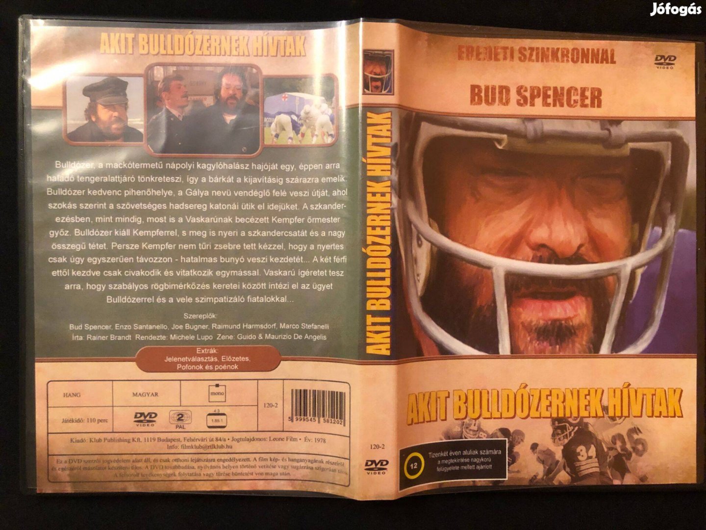 Akit Bulldózernek hívtak (karcmentes, Bud Spencer) DVD
