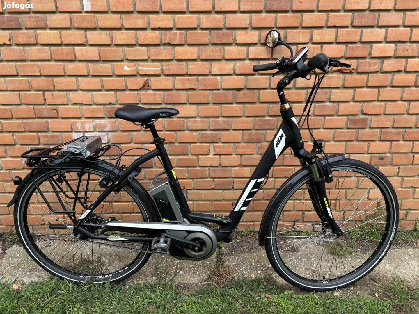 Akkuhibás KTM Amparo ebike panasonic középmotorral, szép állapotban