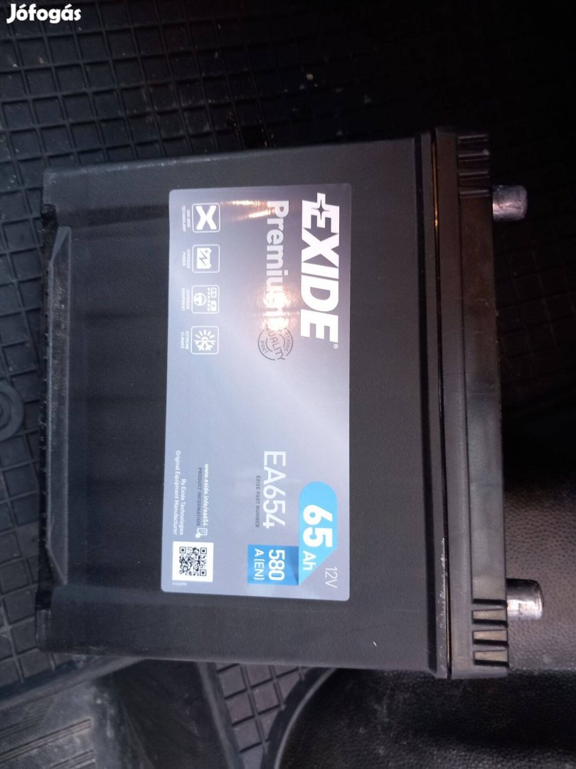 Akkumlátor 65 Ah 580 A Exide