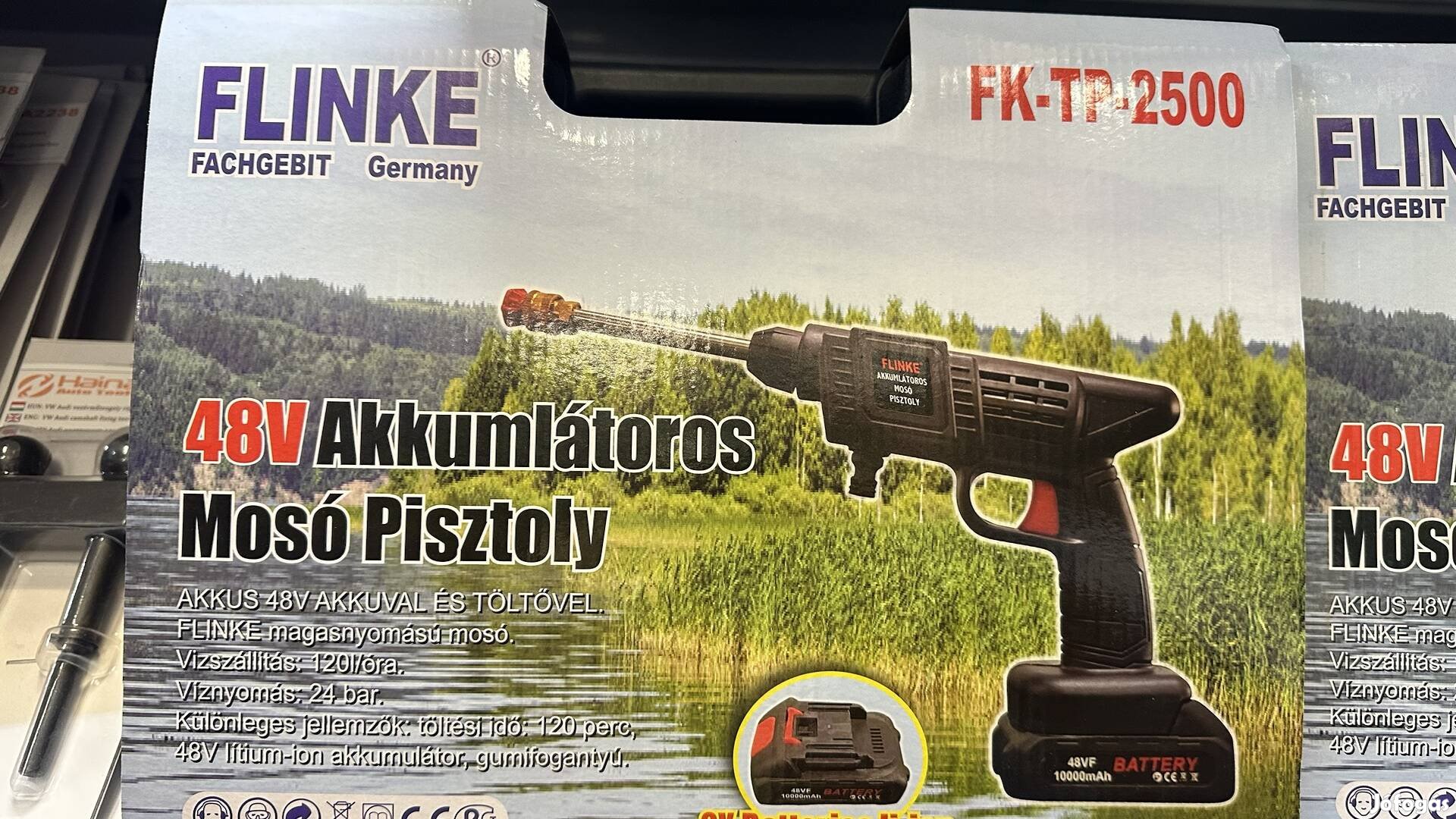 Akkumlátoros Mosó Pisztoly Flinke FK-TP-2300 48V