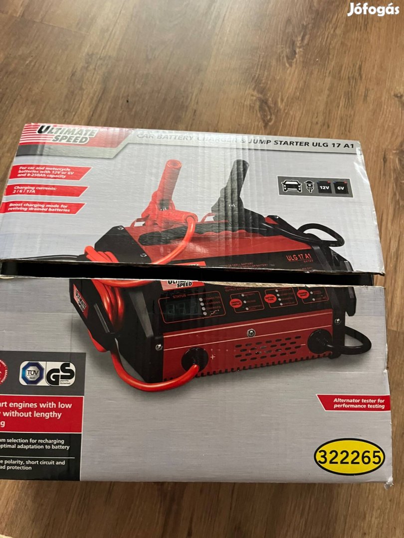 Akkumlátortöltő indítófunkcióval