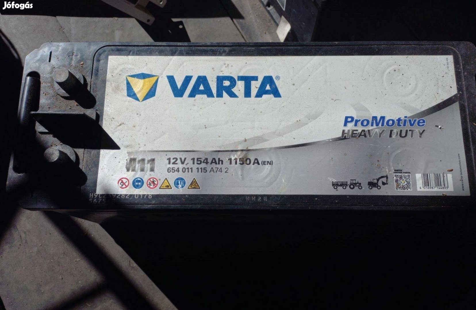 Akkumulátor 154 Ah, Varta