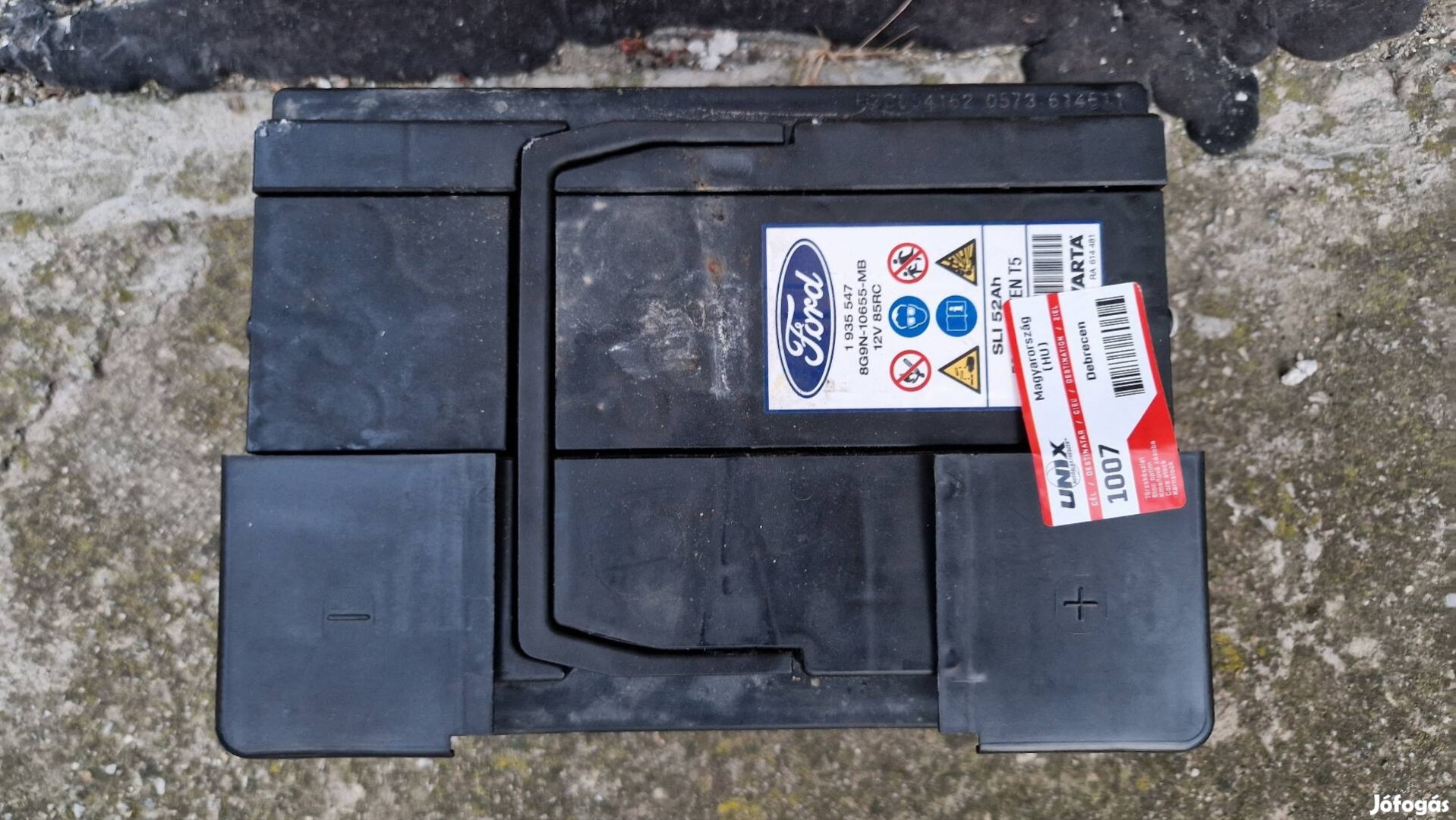 Akkumulátor 52Ah 500A 12V