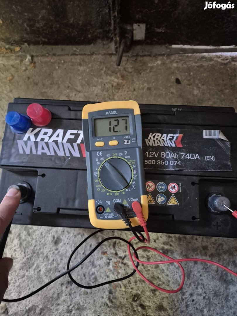 Akkumulátor 80Ah 740A indítóáram jobb+