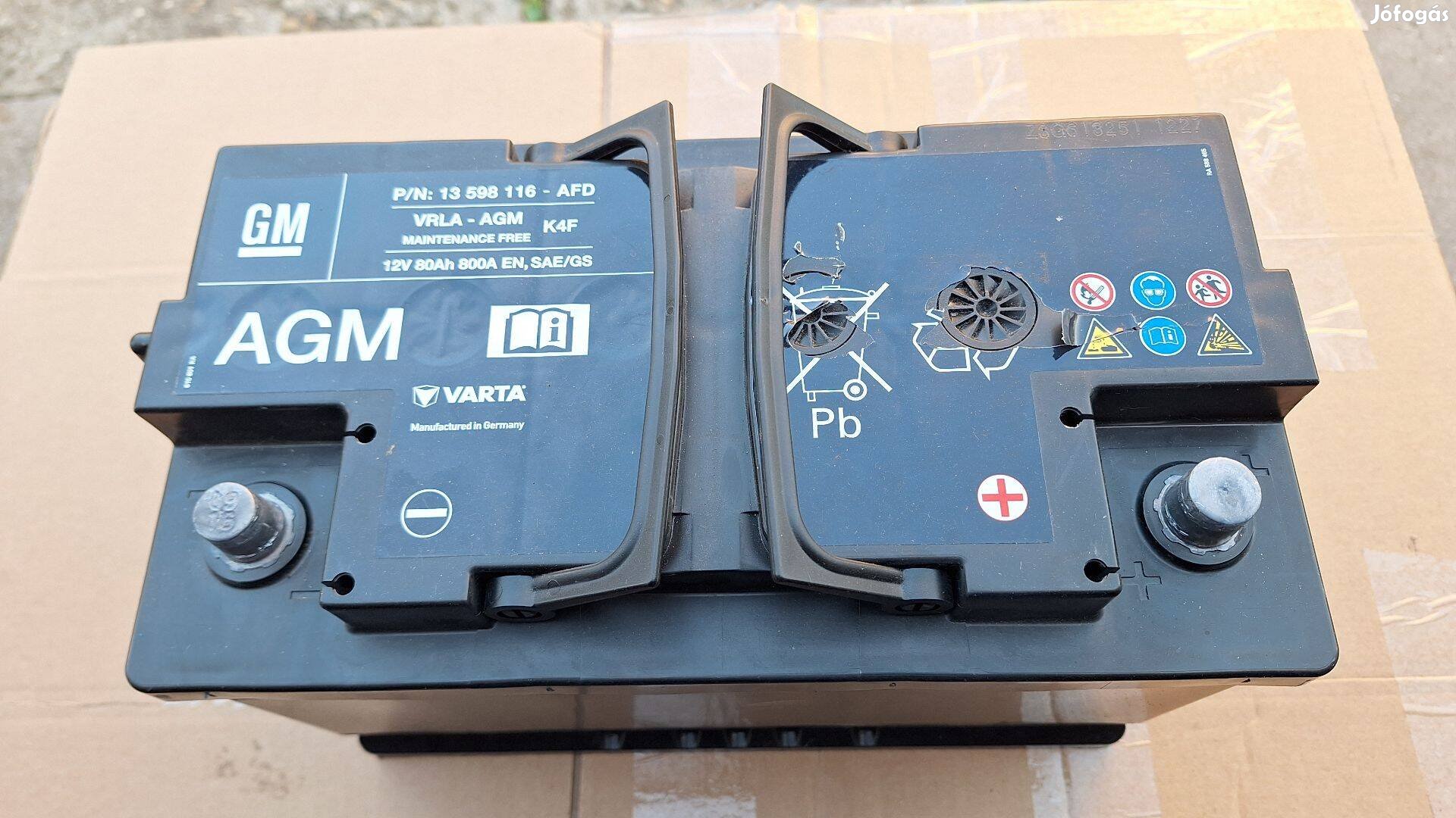Akkumulátor AGM 12V 80AH