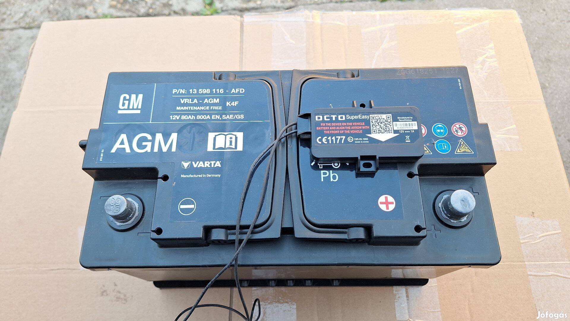 Akkumulátor AGM 12V 80AH