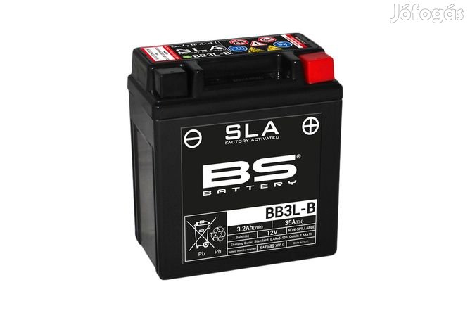 Akkumulátor BS Akkumulátor SLA BB3L-B 12V - 3,2Ah