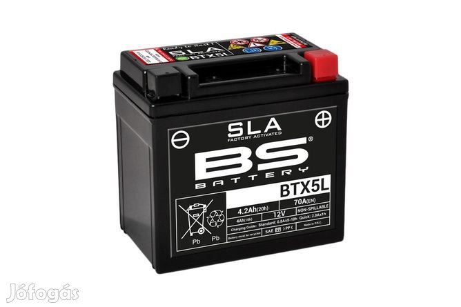 Akkumulátor BS Akkumulátor SLA BTX5L 12V - 4,2Ah