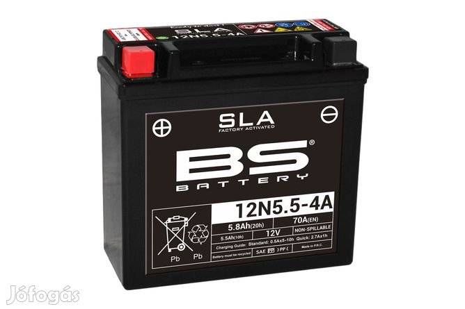 Akkumulátor BS Battery SLA 12N5.5-4A 12V - 5,5Ah