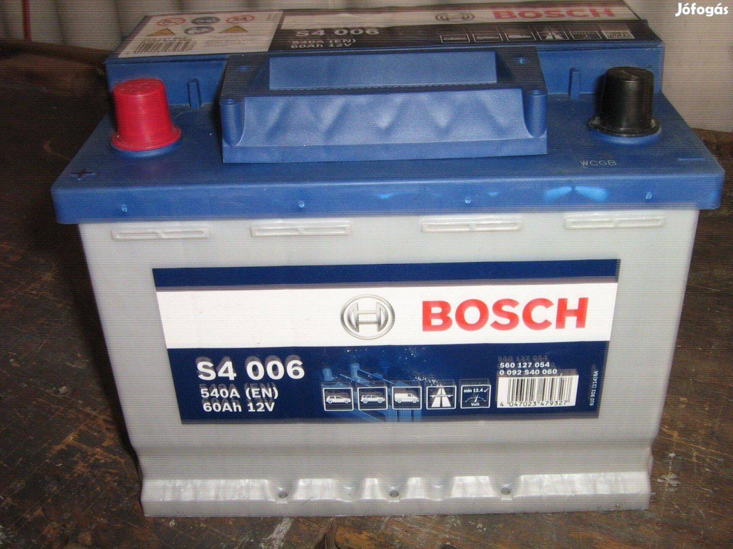 Akkumulátor Bosch S4 12V. 60Ah 540Ah