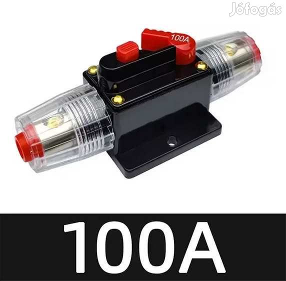 Akkumulátor Kábel Biztosíték Automata 12-48V 100A 5824