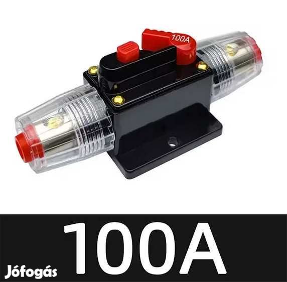 Akkumulátor Kábel Biztosíték Automata  12-48V 100A  (5824)