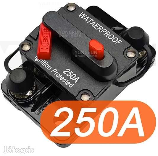 Akkumulátor Kábel Biztosíték Automata 12-48V 250A 5668