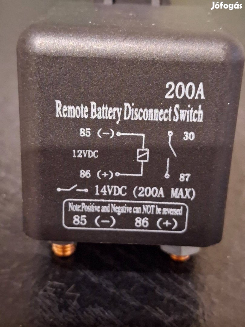 Akkumulátor elektromos lekapcsoló szerkezet