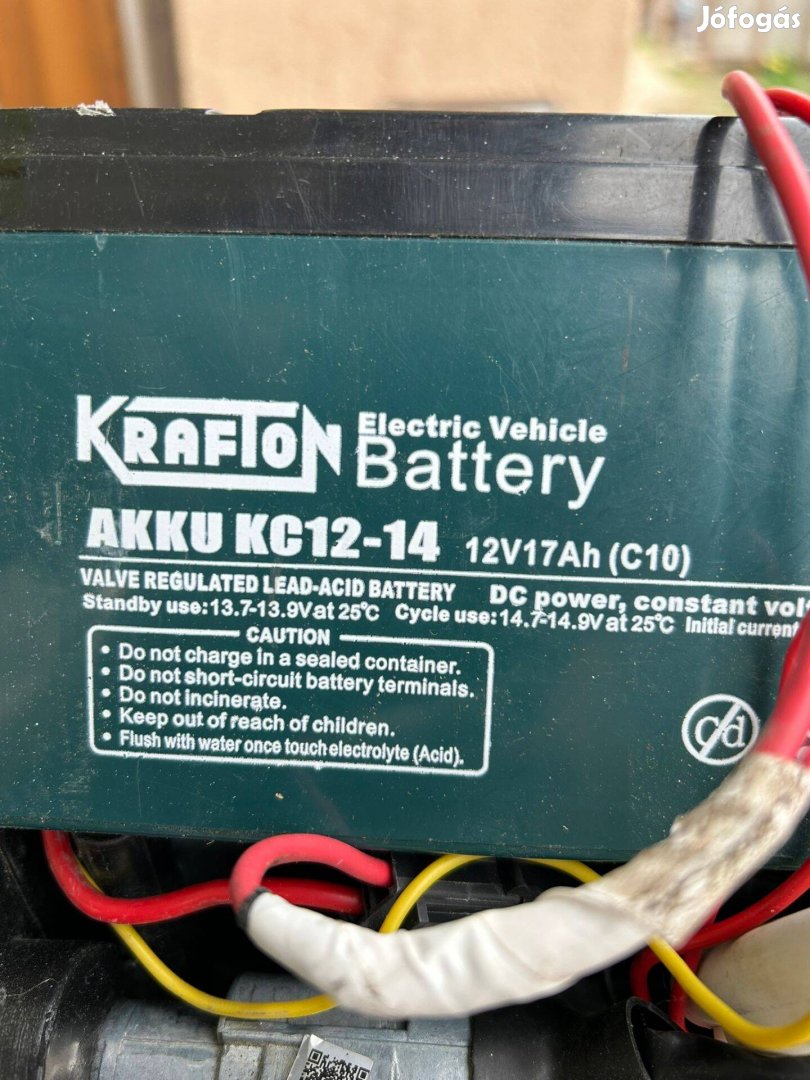 Akkumulátor kismotorba, kerékpárba