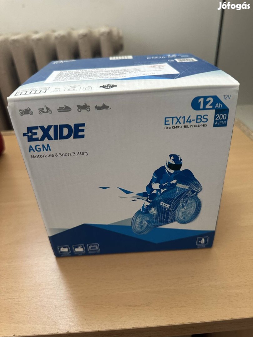 Akkumulátor motorba etx 14 bs