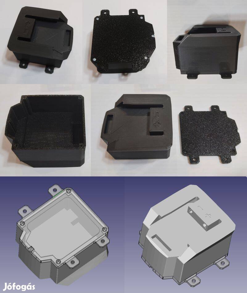 Akkumulátor sín Parkside XS20V, 30mm-es felső doboz