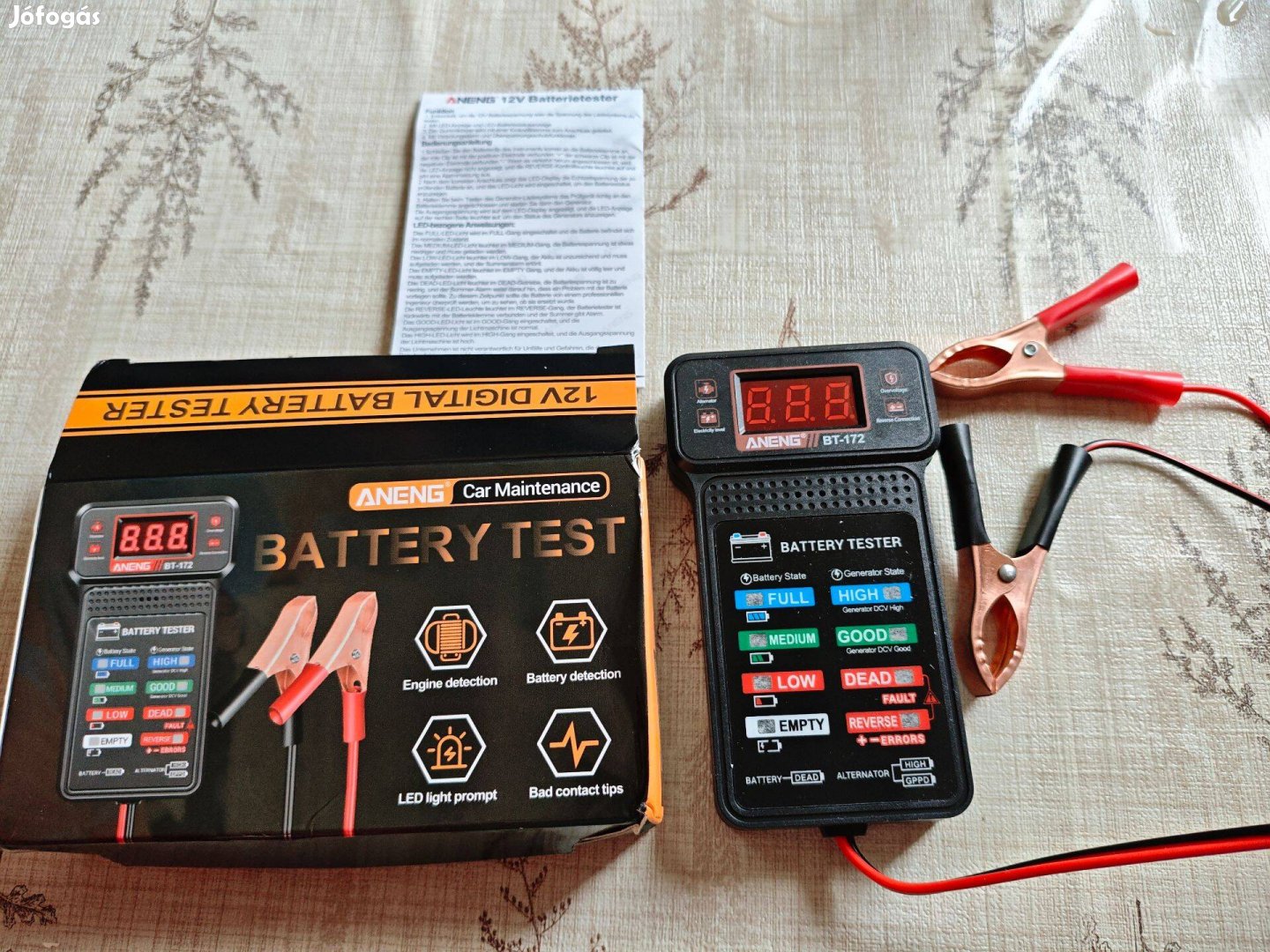 Akkumulátor tesztelő eladó