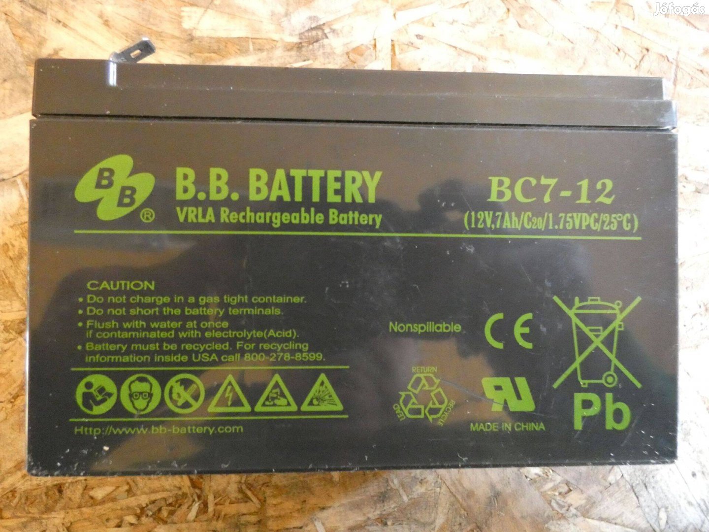 Akkumulátorok egyben eladók / 2db / 12V 7Ah