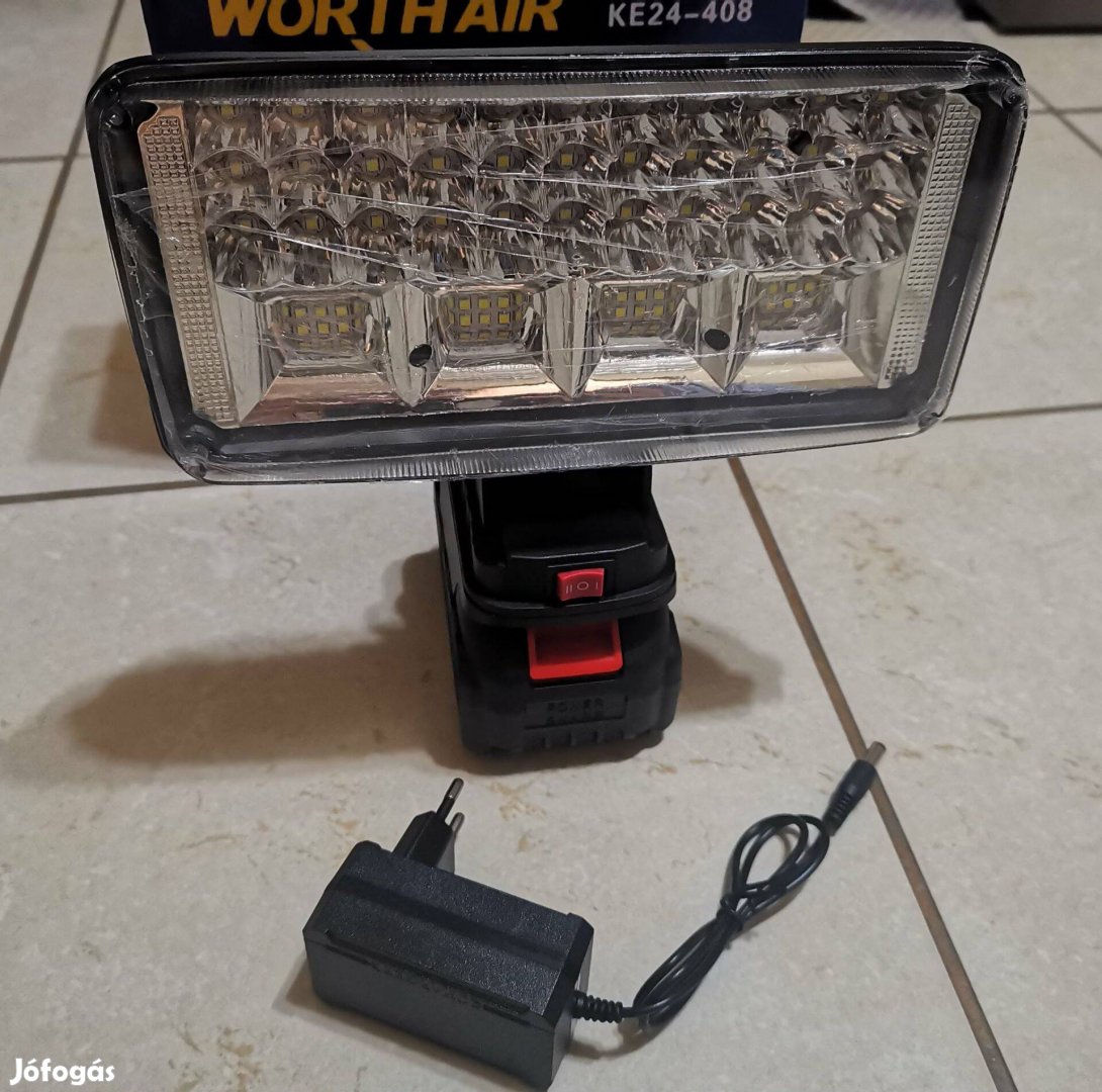 Akkumulátoros LED munkalámpa 84 LED Worth Air 48V