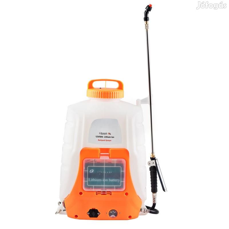 Akkumulátoros háti permetező  12V / 8Ah  15 literes tartállyal
