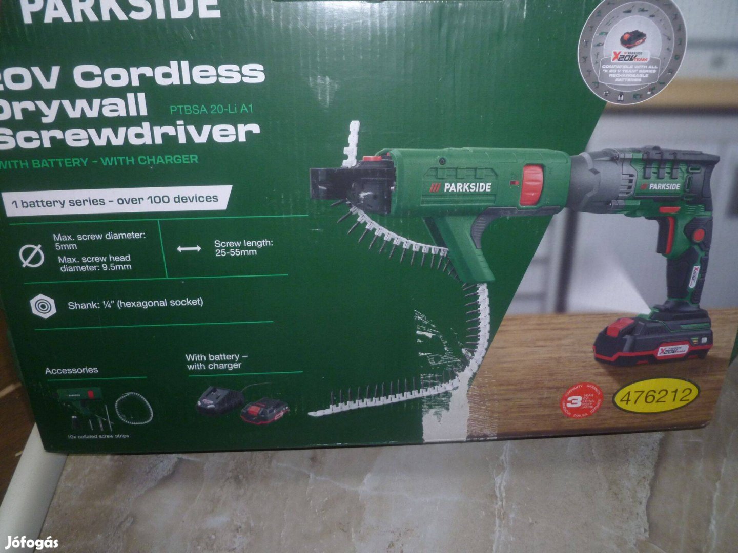 Akkus Szárazfalazatgipszkarton csavarozó