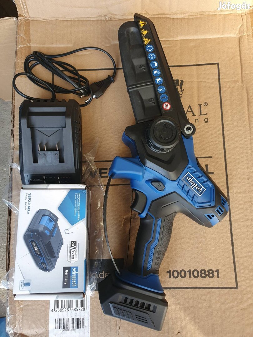 Akkus favágógép BC-PS150-X Scheppach állapota új!