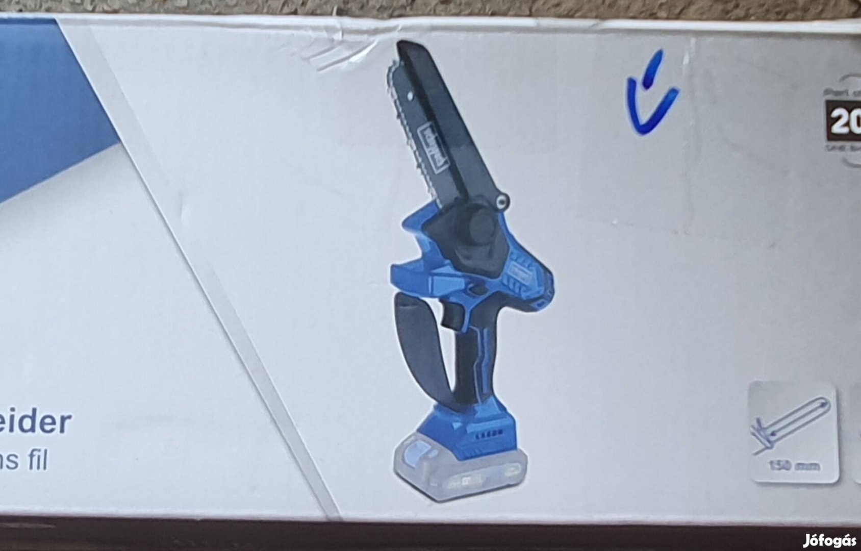 Akkus favágógép BC-PS150-X Scheppach állapota új! akkumulátor +töltő 